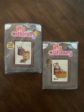 Jiffy Stitchery • Bundle • Cross Stitch Kits - Coffee & Cider Designs • 1990